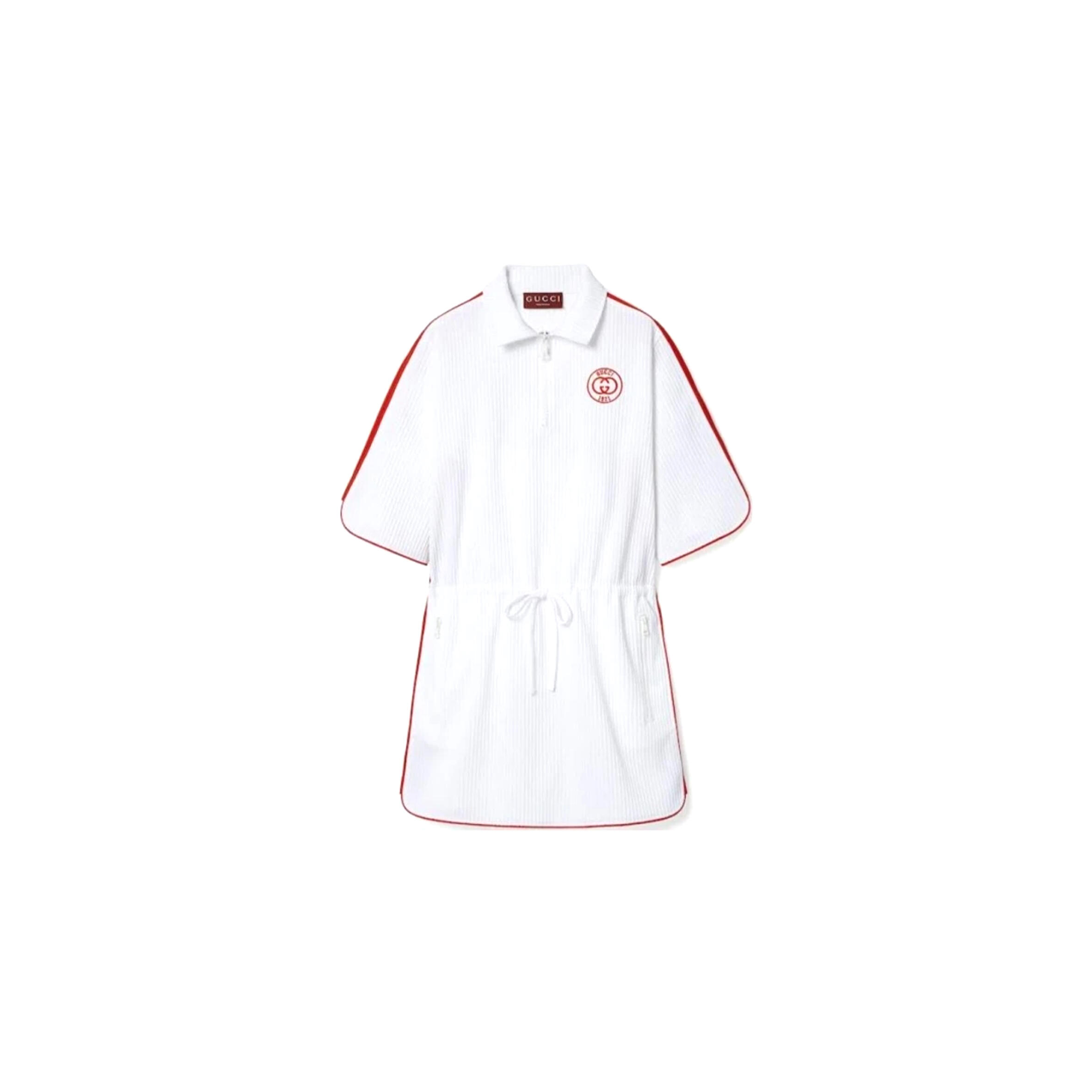 Gvc*1 lido embroidered zip short sleeve dress 743080